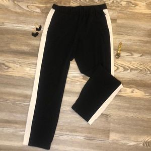 JONES New York casual jogger pants, w/white stripe